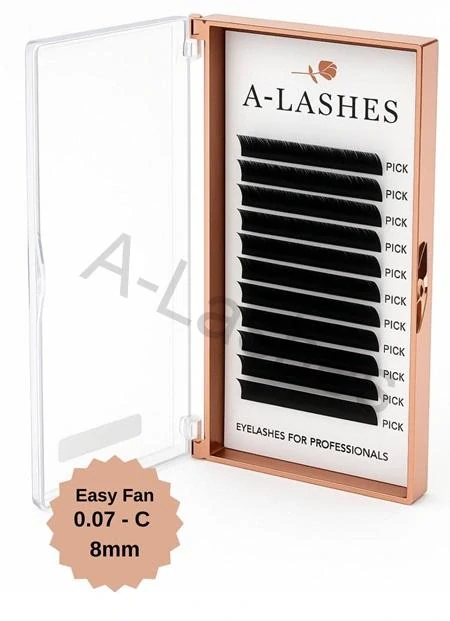 Umělé řasy Easy Fan 0,07 C 8 mm